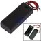 Twin/2X AAA DIY Battery Holder Case Box 3V With Power Switch & Bare Wire Ends