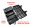 Three/3X C Type Waterproof Battery Holder Case Box 3.6V/4.5V With Timer Power Switch & Bare Wire Ends