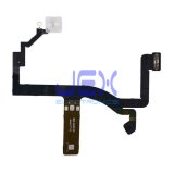 LED Flashlight and Rear Upper Microphone Flex Cable for Iphone 15, 15 Plus, 15 Pro, 15 Pro Max