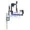 Power Button Flex Upper Mic Mircophone Cable With Metal Brackets for Iphone 15 or 15 Plus